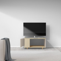 Meuble TV Chêne Clair - Cachemire - Chêne Clair - Cachemire YZ-NXCL1280854598-CACLCA-01-00