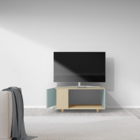 Meuble TV Chêne Clair - Curaçao - Chêne Clair - Curaçao YZ-NXCL1280854598-CUCLCU-01-00