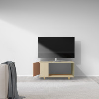 Meuble TV Chêne Clair - Terracotta - Olive YZ-NXCL1280854598-TECLOL-01-00