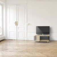 Meuble TV Chêne Clair - Cachemire - Graphite YZ-NXCL1362702954-CACLGP-01-00