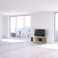 Meuble TV Chêne Clair - Graphite - Olive YZ-NXCL900566210-GPCLOL-01-00