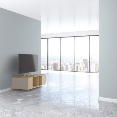 Grand meuble TV Chêne Clair - Cachemire - Terracotta YZ-GNXCL525475116-CACLTE-01-00